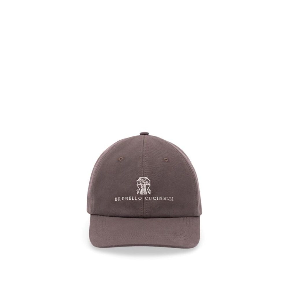 Brunello Cucinelli Men Baseball Cap With Embroidery